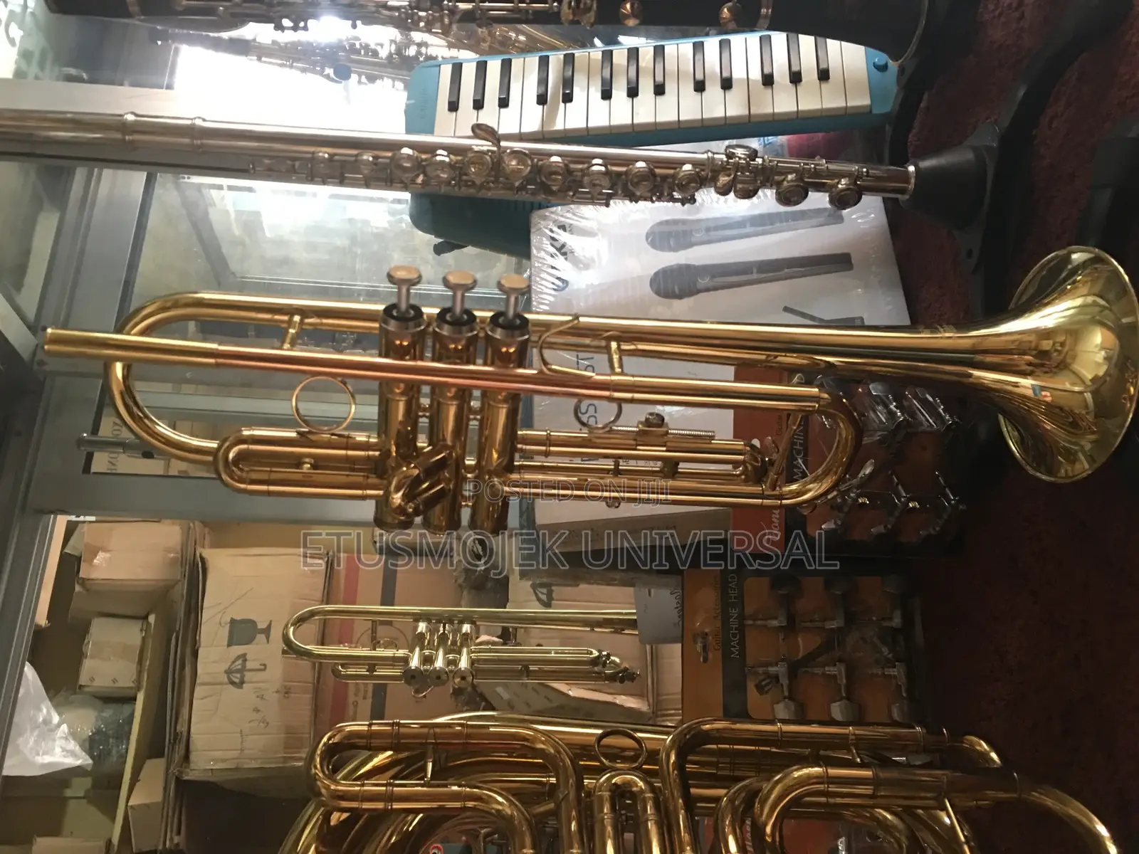 Professional Gold Trumpet