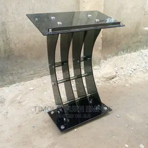 Superior Church Pulpit Made With Tempered Glass Stainless.