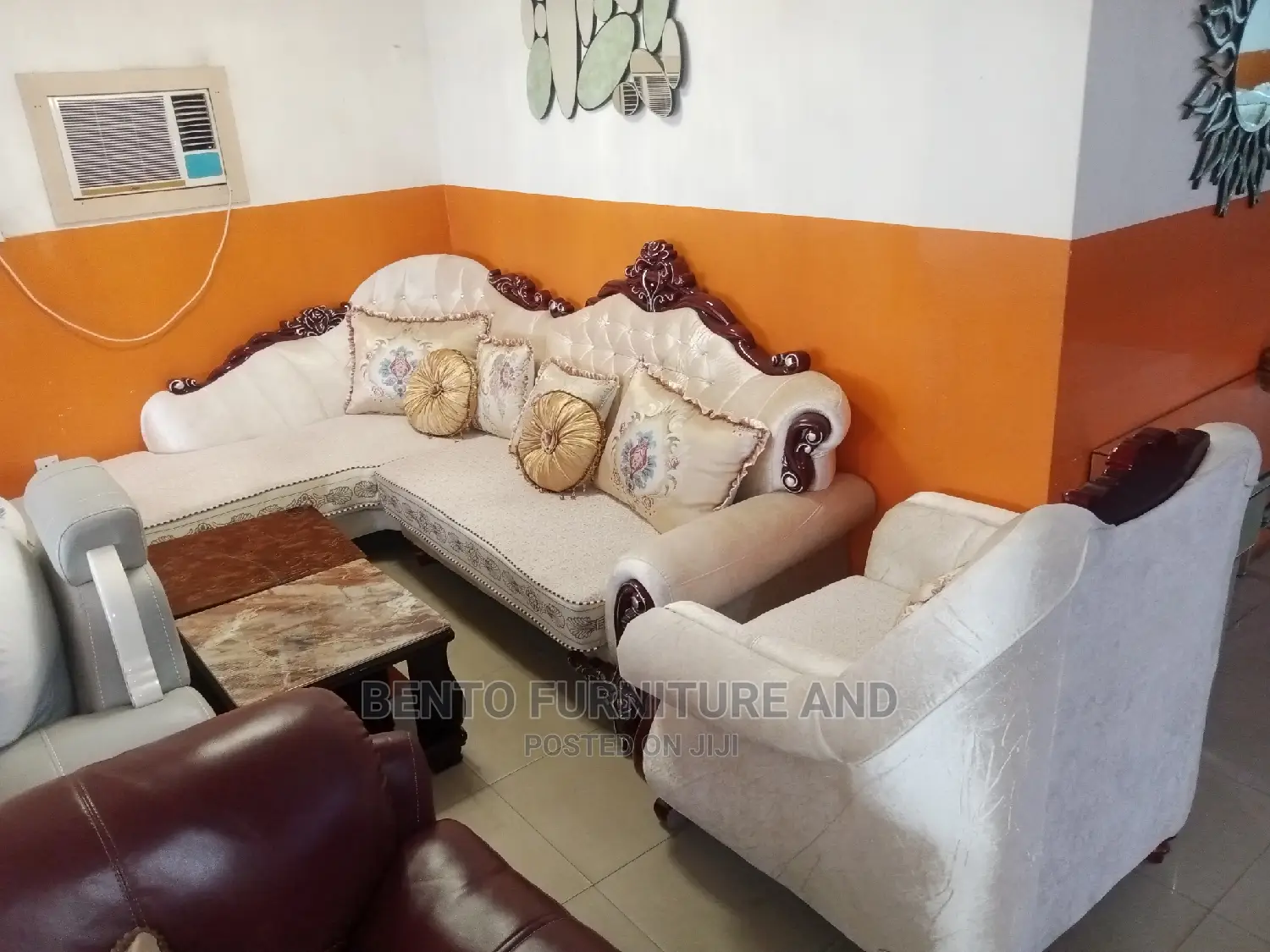 Fabric Settees Sofa