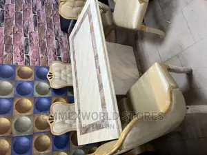 Exquisite Marble Dinning Set by 6
