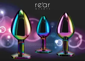 Rainbow Anal Butt Plug Set