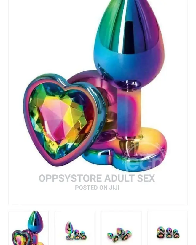 Rainbow Anal Butt Plug Set