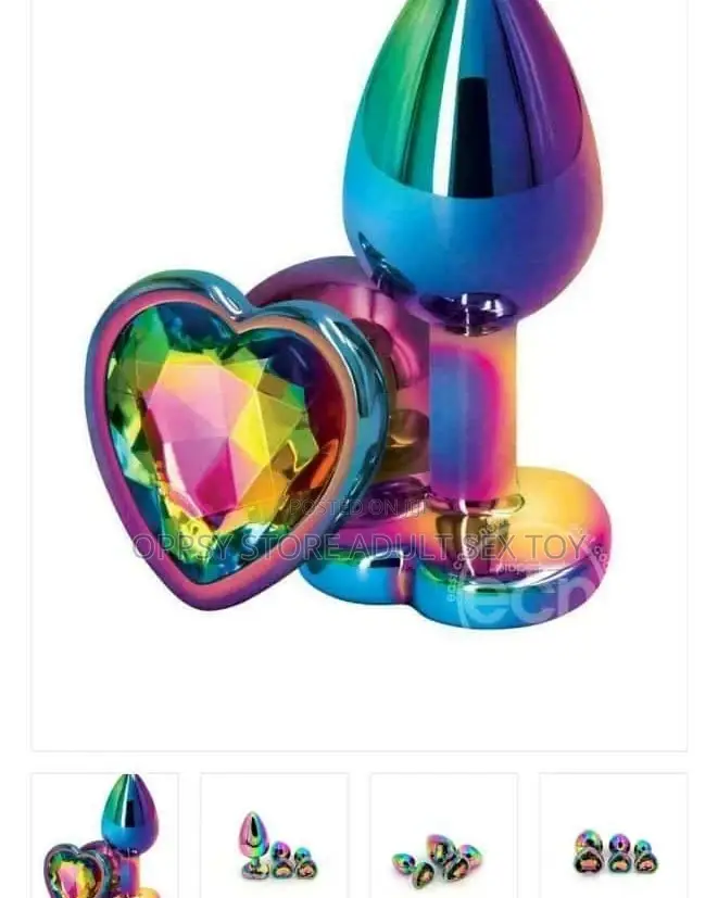 Rainbow Anal Butt Plug Set