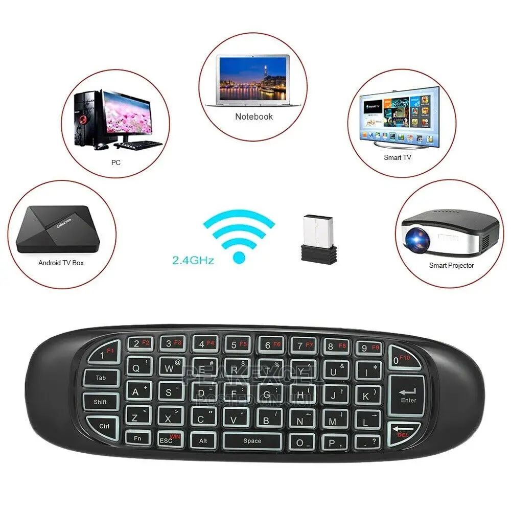 C120 Flying Smart Air Mouse Remote Control With Keyboard