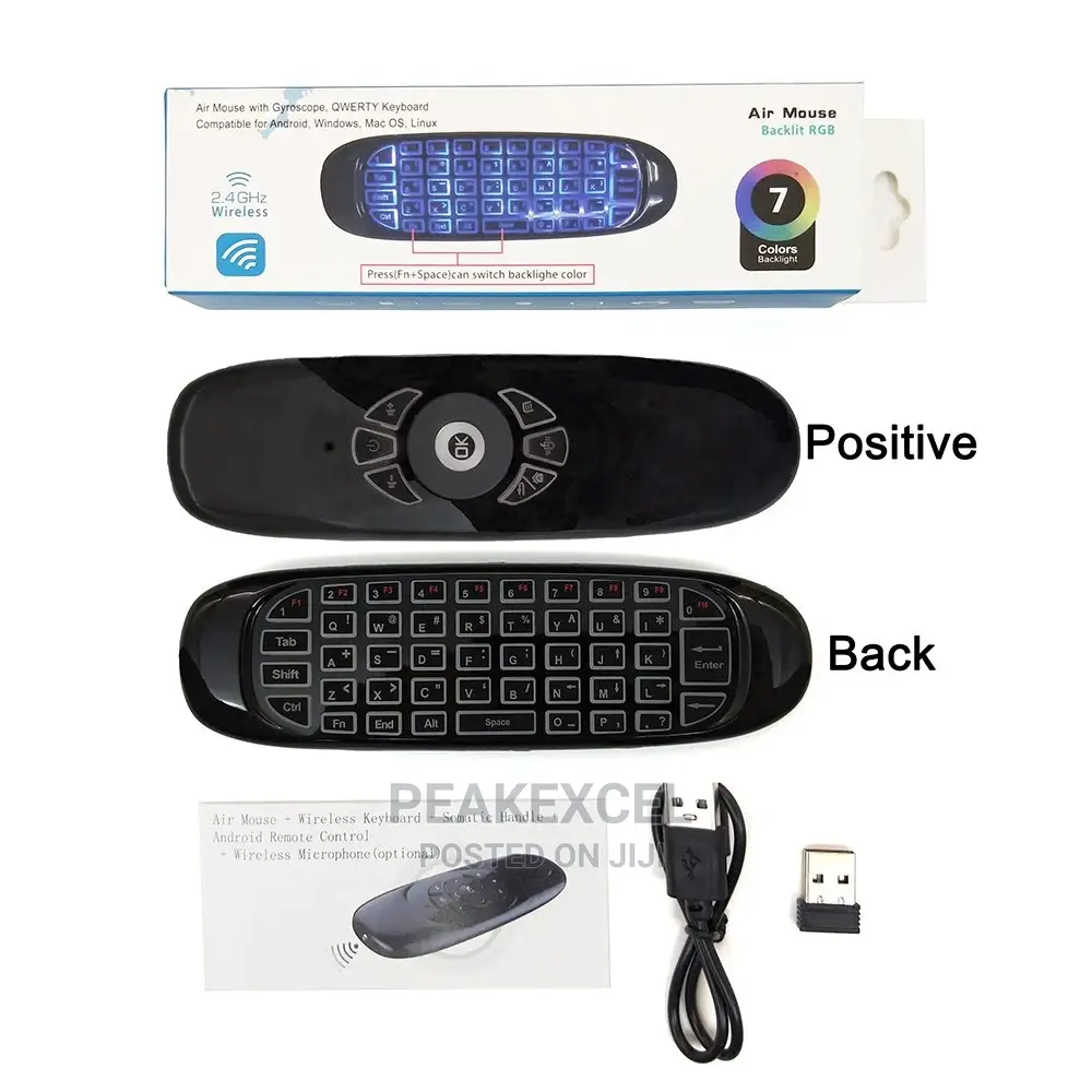 C120 Flying Smart Air Mouse Remote Control With Keyboard