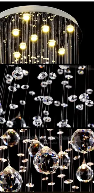 Crystal Long Chandelier