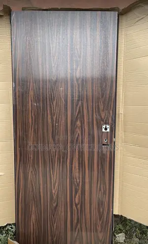 7ft By 3ft Original Isreali Galvanized Steel Door Brown