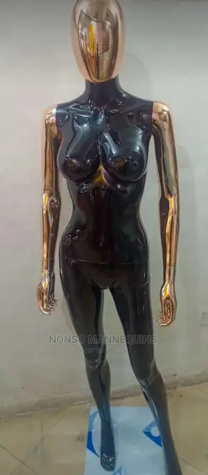 Size 8 Body Black Glossy Body Rose Gold With Net Head