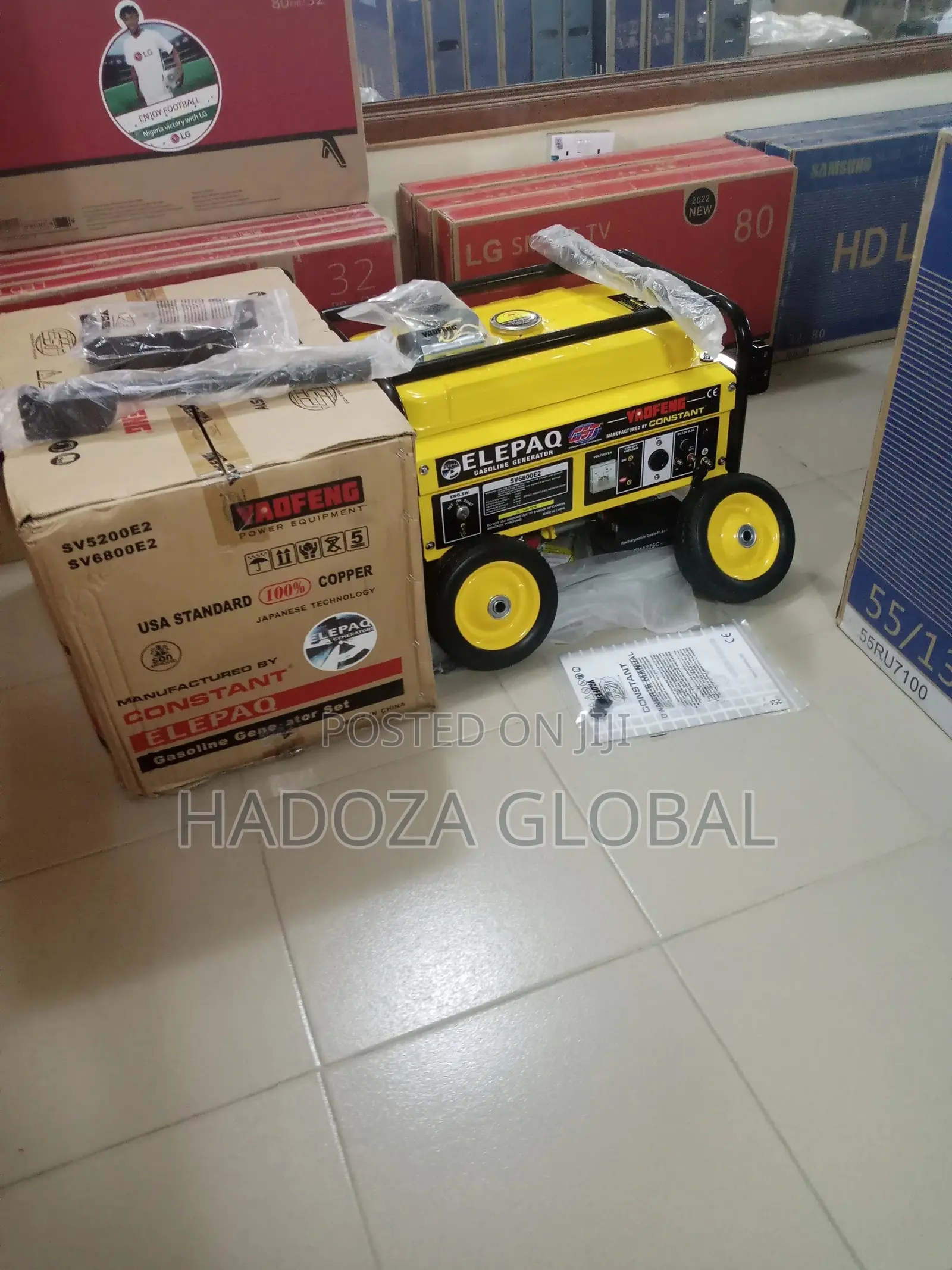 100% Copper Elepaq Constant 4.5kva Automatic Generator