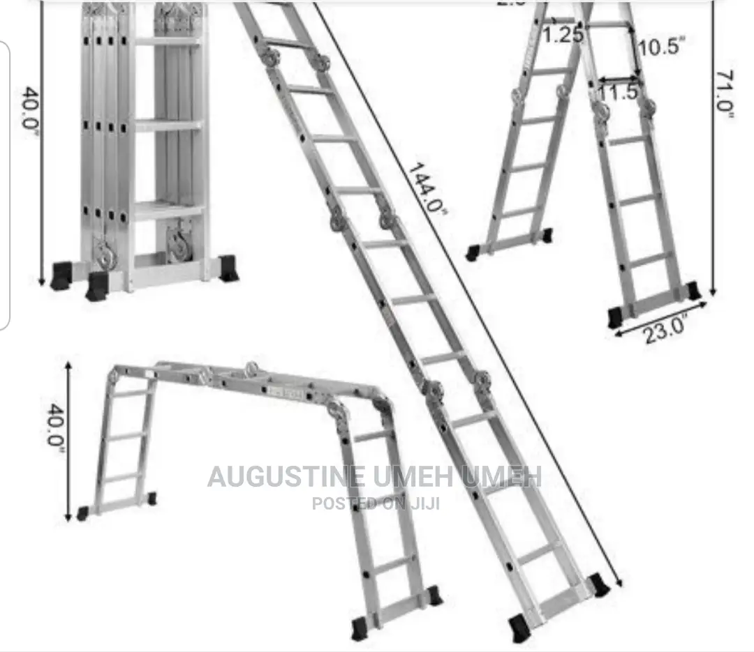 Multipurpose and Foldable Ladder