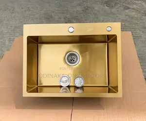 Anti Rust Steel Kitchen Sink (Gold)(Turkey)