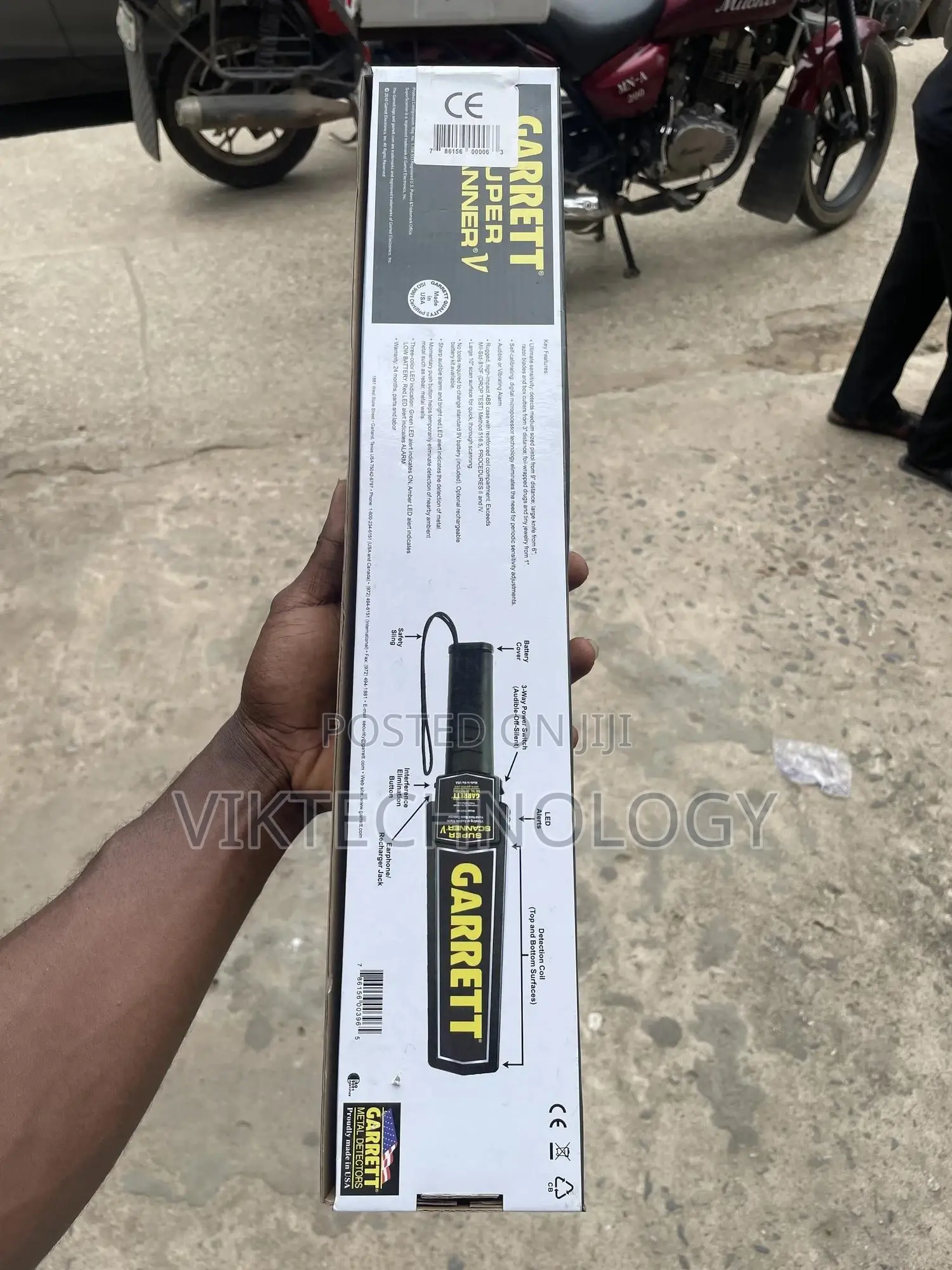Garette Electronic Hand Held Scanner