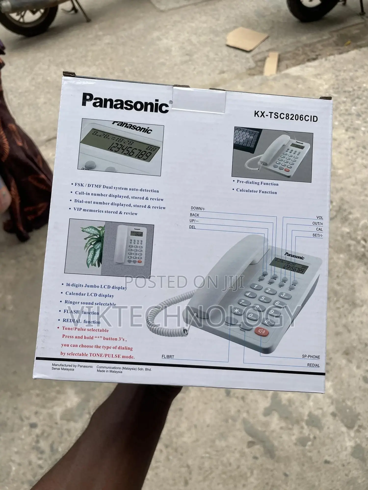 Panasonic Kx-Tsc8206cid