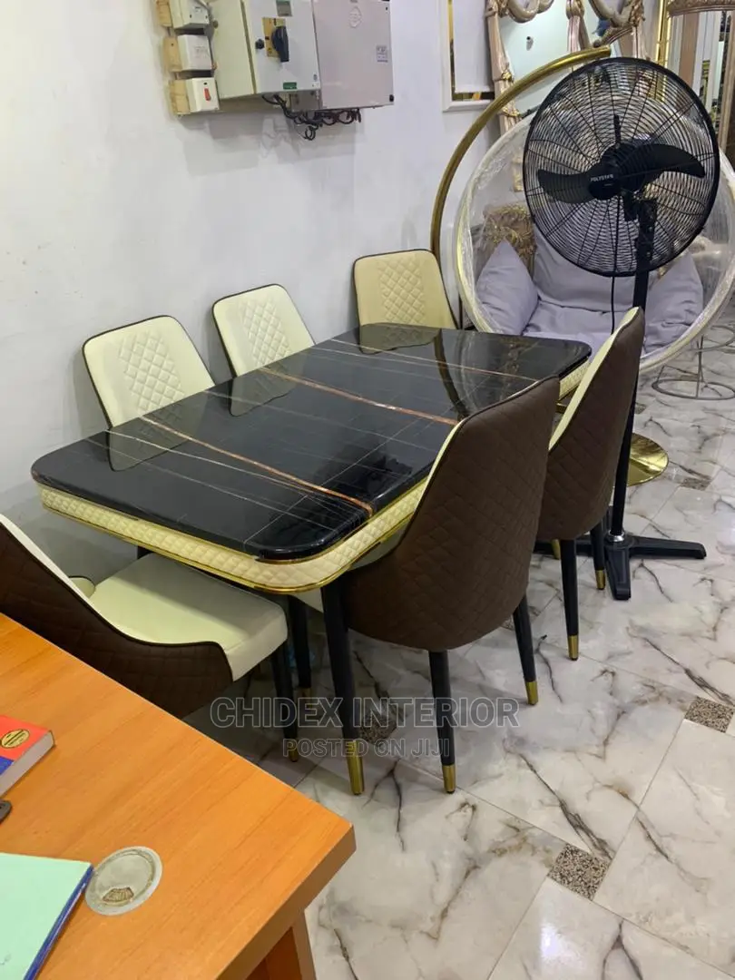 Exotic Marble Dining Table 6 Seater