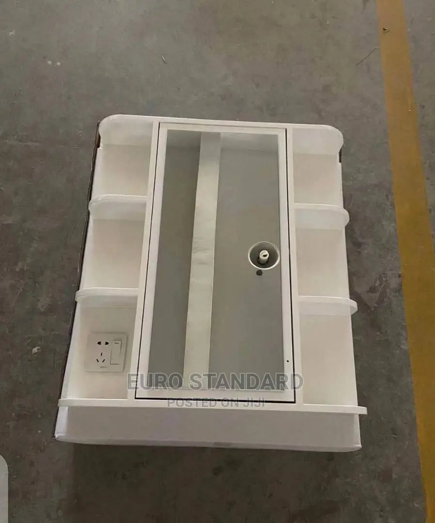 Pvc Cabinet Mirror With Inner Shelf