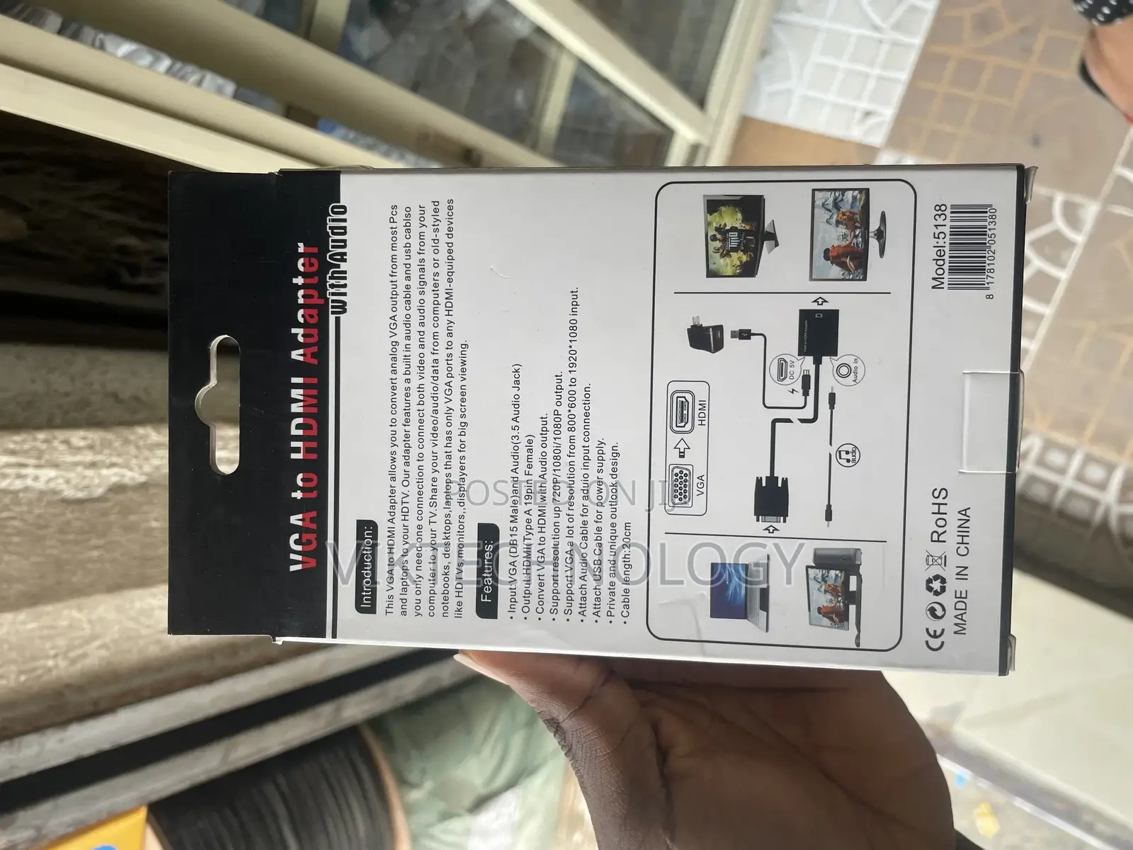 Vga to Hdmi Adapter With Audio Cable