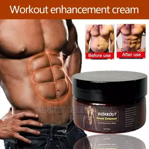 Men Workout Sweat Enhancer Abdomen Muscle Building Cream