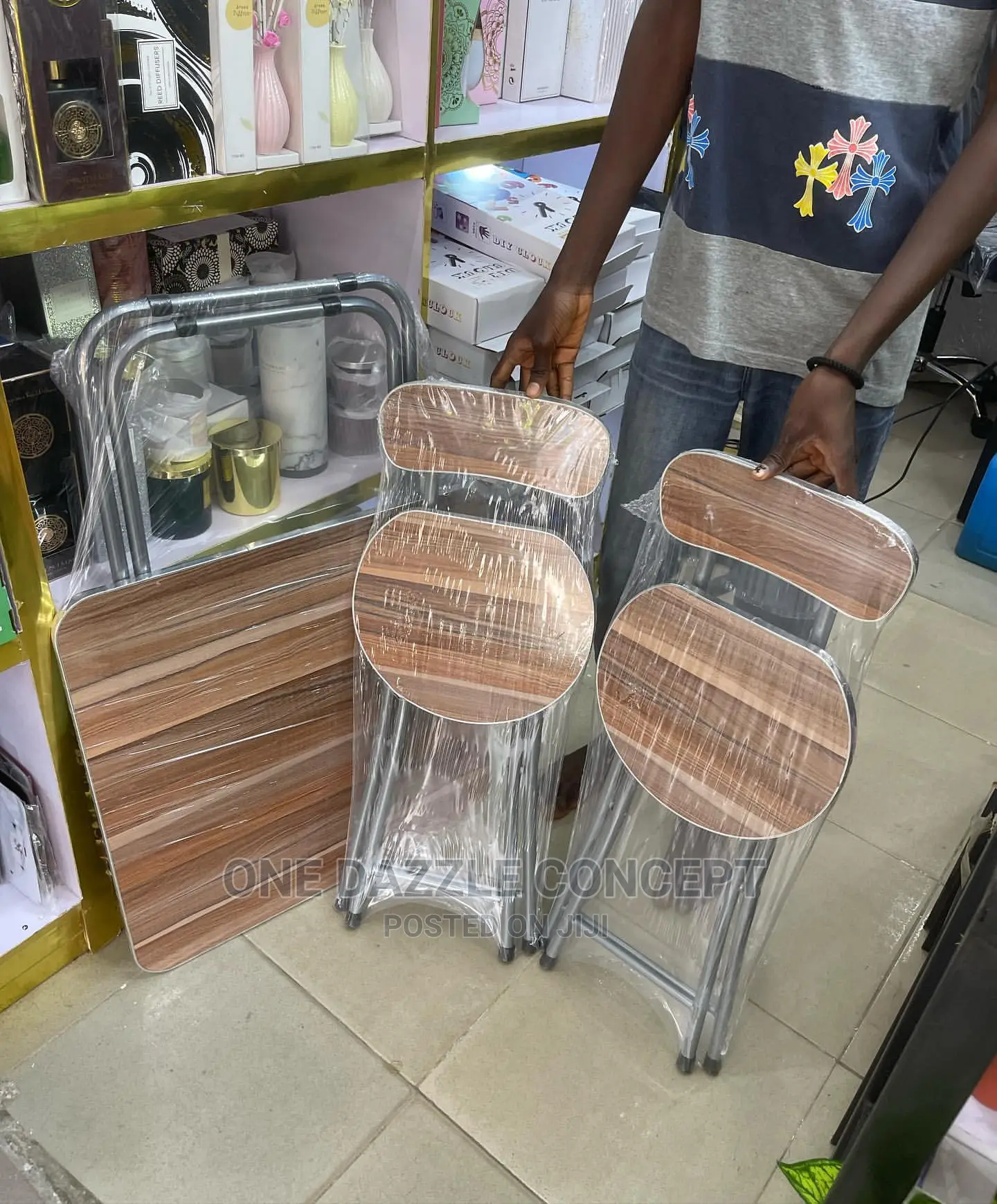 Foldable Table And Chair