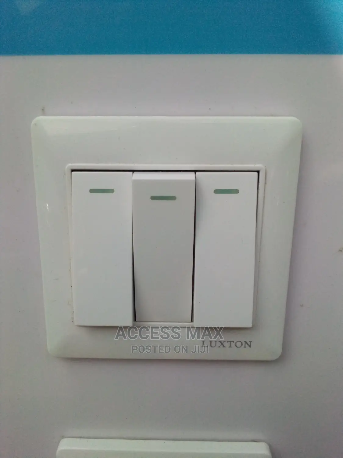 3 Gang Switch White