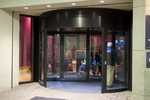 Quality Revolving Glass Door