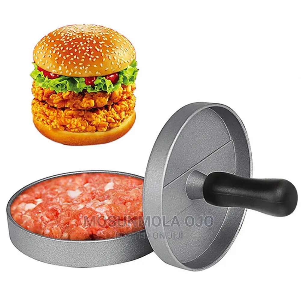 Round Non-Stick Single Burger Press