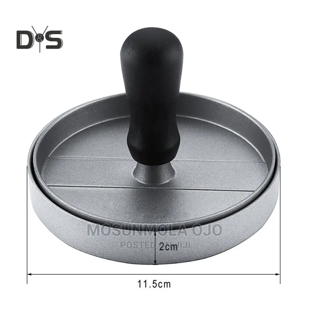 Round Non-Stick Single Burger Press