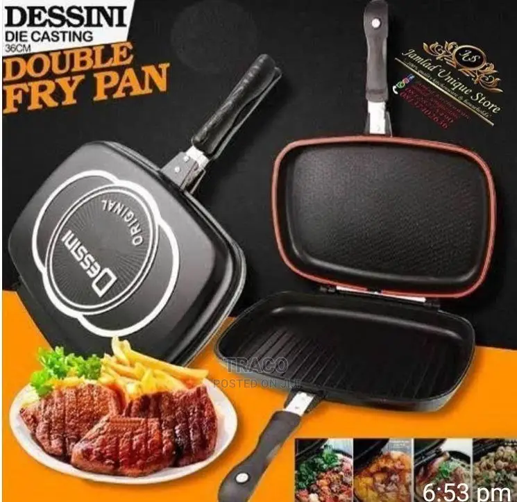 36cm Dessini Double Sided Grill Pan