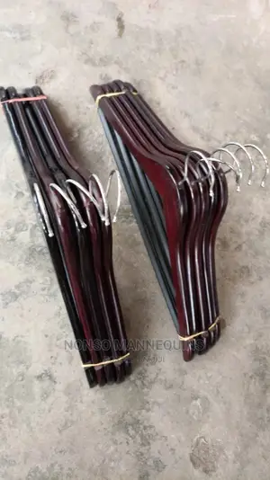 Dark Wooden Clothes Hangers