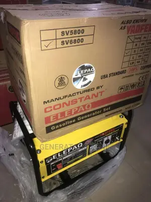 Brand New Elepaq Constant SV6800 Manual Generator 4.5kva