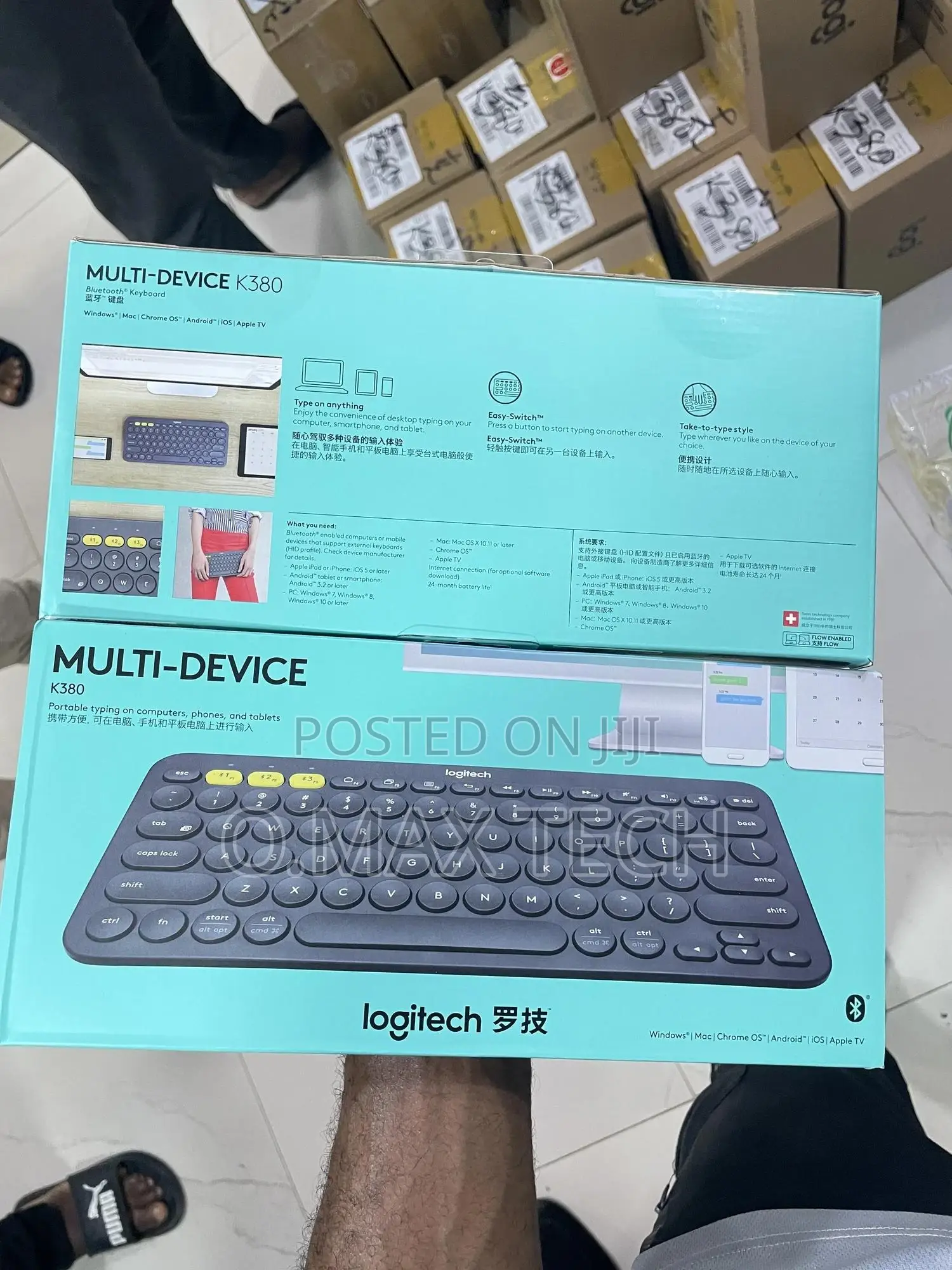 Logitech K380 Multi-device Wireless Bluetooth Keyboard
