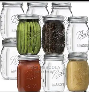Mason Jars With Straw(1pc)