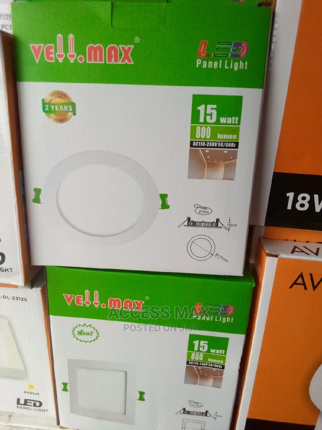 12 Watt LED Pop Panel Light Vellmax