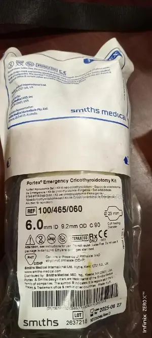 Smith Portex Cricothyrodoctomy Kit