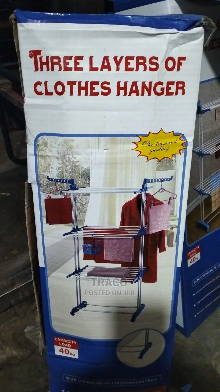 Three Layers of Clothes Hanger