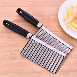 Stainless Steel Potato Dough Waves Crinkle Cutter