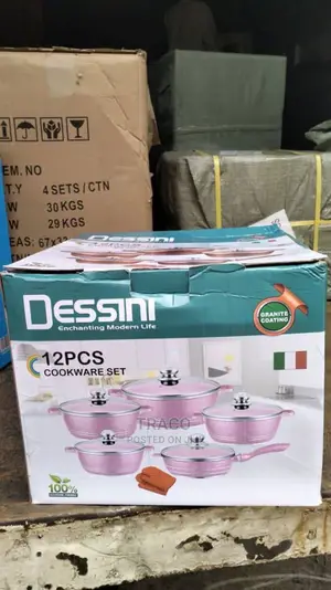 Dessini 12pieces Non Stick Pot Cookware Set
