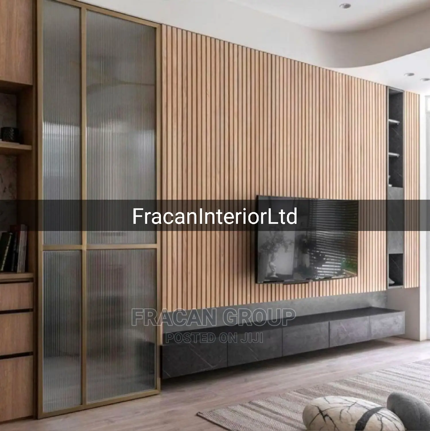Classy Flutted WPC Panel in Abuja.