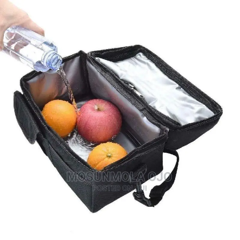 Thickened Double-Layer Lunch Bag - Blue Colour