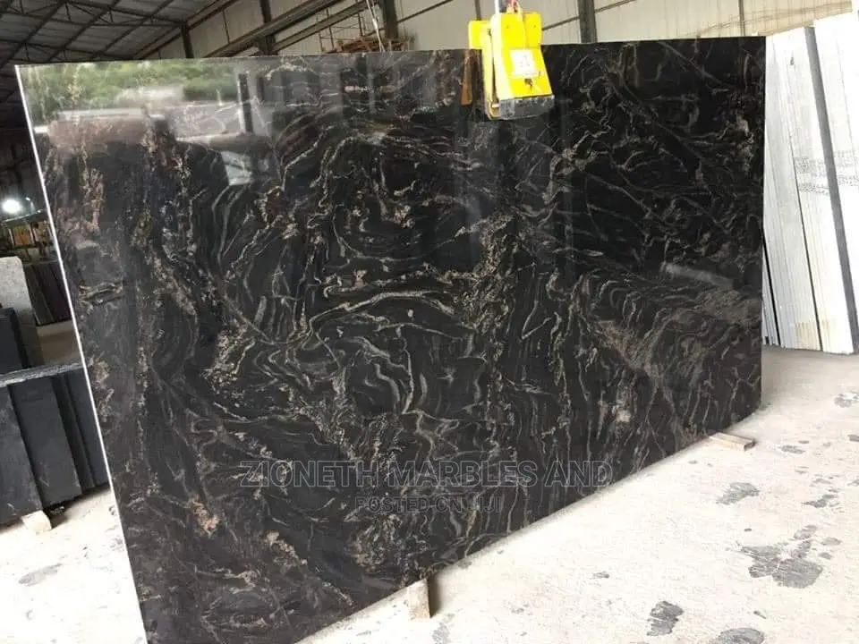 Indian High Quality Black Forest Granite Slab