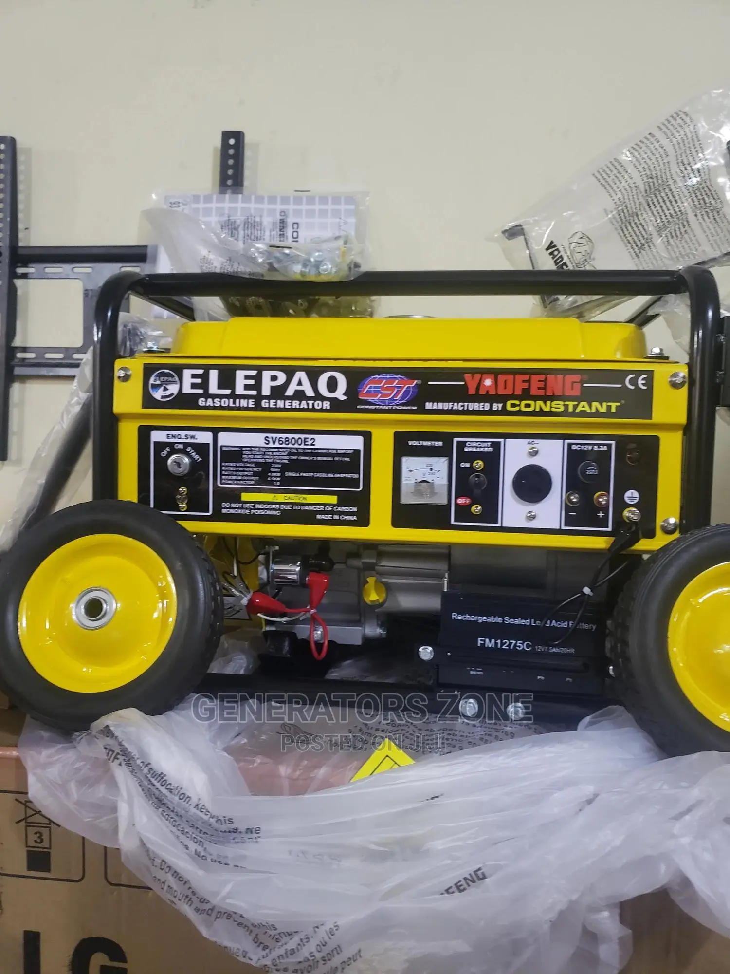 Elepaq Constant 4.5KVA Key Start Generator-100% COPPER