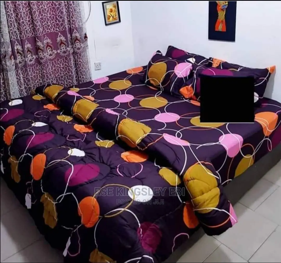 4x6complete Duvet With Bedsheet and Pillow Cases
