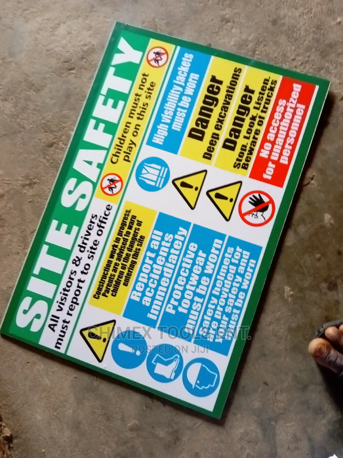 Safety Site Board Big One