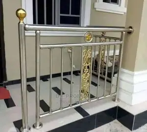 Stainless Handrail With Touch Of Gold