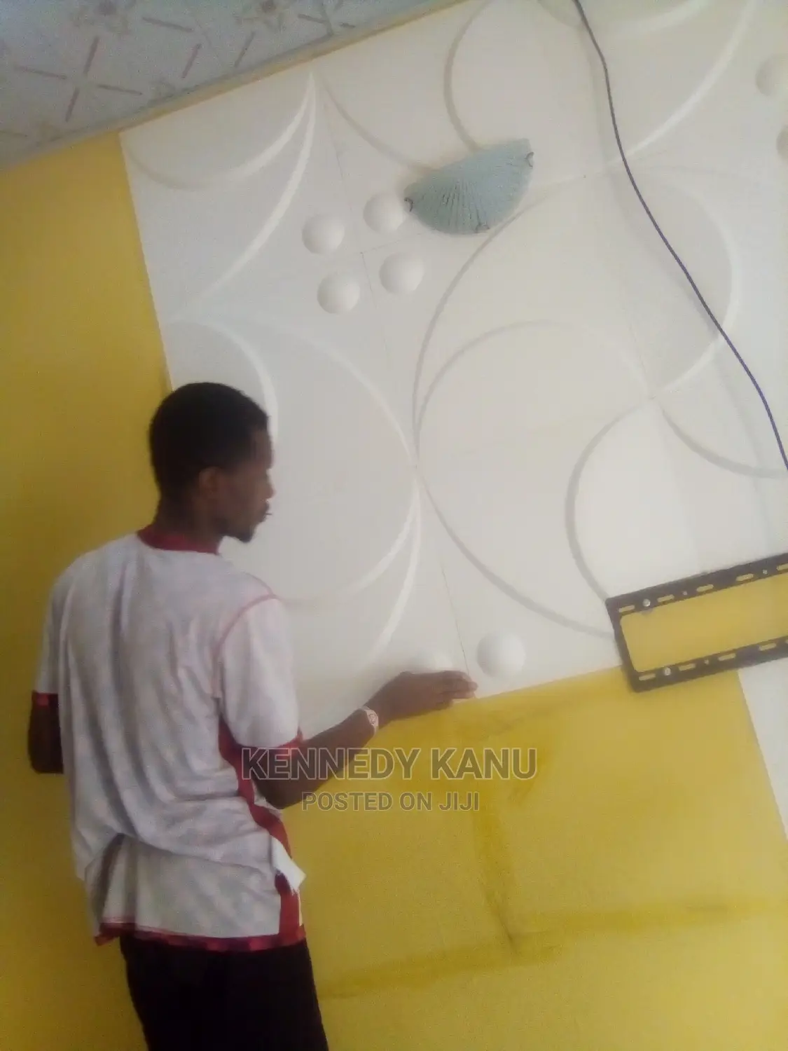 Wallpaper N 3D Panel Installation