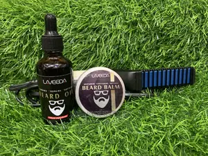 3in1 Beard Growth Combo - Beard Oil, Balm and Straightener