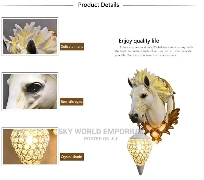 Resin Horse Light