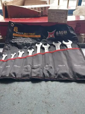 Baum Double Open End Spanners Set 6x7 to 20 X22
