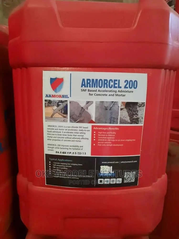 Accelerator: SNF Based Admixture for Mortar and Concrete