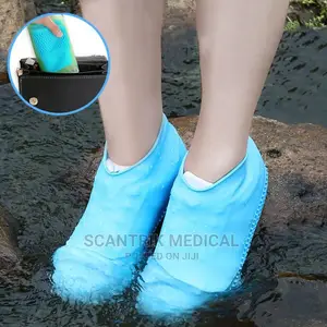 Shoe Covers With Non-Slip Closure, Rubber Shoe Protectors F