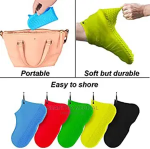 Reusable Waterproof Rainproof Shoes Covers Silicone Washable